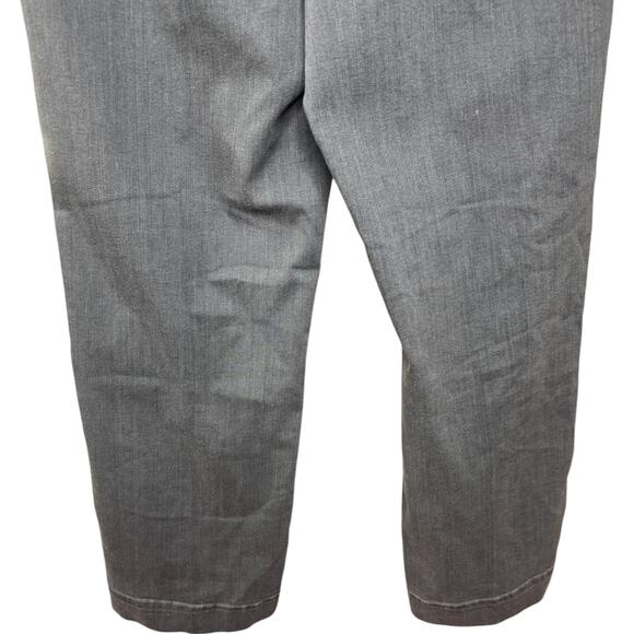 Denim & Co. Signature Regular Black Perfect Flex Trouser Jean Dark Grey Wash 18 - Picture 8 of 13